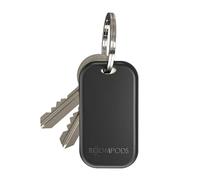 Boompods Tag Tracker Smart Tracker - Bluetooth Mini Tracking Device, Black