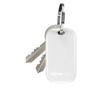 Boompods Boomtag Smart Tracker Tag - Bluetooth Mini Tracking Device, Smart Wallet & Key Finder Compatible with Apple Find My App, Small Luggage Tracker for Suitcases, Keys, Pets & Children - White