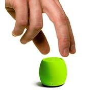Boompods Zero Mini Bluetooth Speaker - Small Portable Speakers, IPX6 Waterproof, 5hr Playtime, Wireless Travel Speaker with Microphone & Dual Pairing for Shower, Outdoor, iPhone Compatible, Lime Green