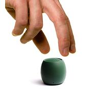Boompods Zero Mini Bluetooth Speaker - Small Portable Speakers, IPX6 Waterproof, 5hr Playtime, Wireless Travel Speaker with Microphone & Dual Pairing for Shower, Outdoor, iPhone Compatible, Green
