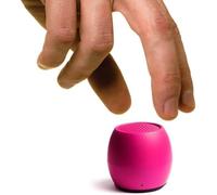 Boompods Zero Mini Portable Bluetooth Speaker - Wireless Speakers, IPX6 Waterproof, 5 Hr Playtime, Small Outdoor Speaker with Microphone & Dual Pairing Option, for Shower, Travel, & iPhone, Pink