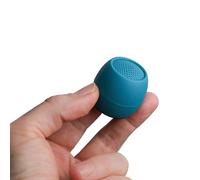Boompods Zero Ocean Mini Portable Bluetooth Speaker - IPX6 Waterproof Bluetooth Speaker, 5+ Hour Playtime, Built-In Microphone & Selfie Button, Small Wireless Speakers for Outdoor & Travel, Tide Blue