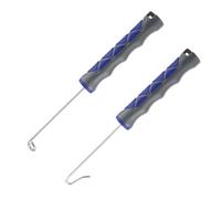 Booms Fishing Hook Remover Tool: 2pack Portable Dehooker Tools Saltwater - 7inch Fish Hook Quick Removal Device with Anti-Lost Lanyard, No Slip Ergonomic Design Handle Fishing Accessories, XW21