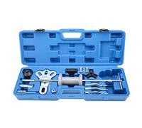 BOOMSTART 16 Pieces Slide Hammer Dent Hub & Bearing Puller Tool Kit 2/3 Internal External Jaw Cars Trucks Puller Set