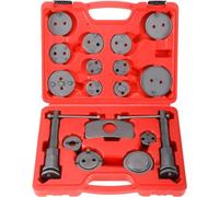 BOOMSTART 18 pcs Brake Piston Reset Tool Set Professional Disc Brake Caliper Wind Back Tool Kit Left and Right Hand Threaded Brake Piston Reset Set