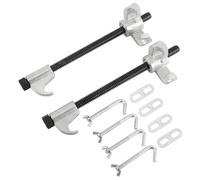 BOOMSTART 2-piece Spring Compressor with Accessory Set 300mm Spring Spanner Spring Compressors Tool Universal