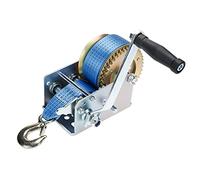 BOOMSTART 2500LBS Hand Winch Manual Winch Boat Trailer Winch With 33 ft Webbing Strap for Boat Trailer Caravan Marine ATV Towing
