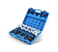 BOOMSTART 27pcs Universal Press and Pull Sleeve Kit Bushing Bearing Seal Driver Removal Tool Set Silent Bearing Tools
