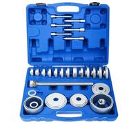 BOOMSTART 31pc Universal Wheel Bearing Press Kit - Heavy Duty 22.2mm Axle Tool Set with M12/M14 Bolts & Seal Rings for Car/Truck Hub Service (Bushing Range: 1.96"-4")