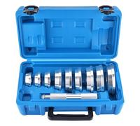 BOOMSTART Bearing Press Kit - 10pc Bearing Race and Seal Driver Set, Seal Installer Tool Kit with Knurled Handle & 9 Dual-Sided Bearing Adapters - Bearing Race Installer Kit for Wheel Bearings & Seals