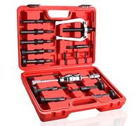 BOOMSTART Inner Bearing Puller Set, Internal Bearing Puller Blind Bearing Removal Tool Kit for Car Wheel Auto Repair (red)