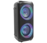 BoomToneDJ Traveler 400 Battery Speaker (IR Remote, 400W) Ideal for Mobile DJs and Private Parties, Bluetooth, Built-in Light, USB/SD, Telescopic Carry Handle