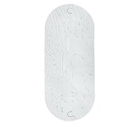 Boon Bathtub Mat Griffle | Rubber Soft Textured Non Slip Baby Bath Mat for Tub with Drainage Holes and Suction Cups | BPA Free