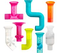 Boon Pipes Cogs Tubes Baby Bath Toy Bundle Bath Accessories for Babies and Toddlers Multicoloured Toddler Bath Toys for Boys and Girls Suitable for 1, 2, 3 & 4 Year Olds, Multi-Colour