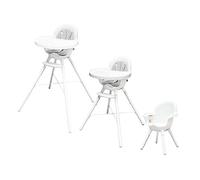 Boon GRUB Dishwasher Safe Adjustable Baby High Chair - Converts to Toddler Chair - 6 Months to 6 Years