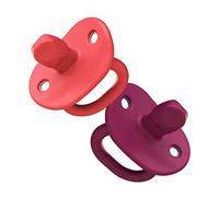 Boon JEWL Orthodontic Silicone Pacifier - Stage 2 - Pink (2pk)