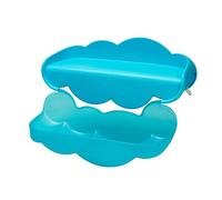 Boon LEDGE Baby Bath Toy | Kids Bath Toys Organiser, No Mess Water Play & Easy Storage | Ideal Baby Bath Accessories For Boys & Girls Aged 6 Months, 1, 2+ Year Olds, blue