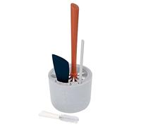 Boon MOD Baby Bottle Brushes for Cleaning - 4 Count - Sage - Includes Bottle Cleaner Brush, Straw Cleaner Brush, Nipple Brush and Detail Brush for Baby Essentials