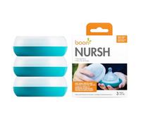 Boon, NURSH Storage Buns (Pack of 3), Blue-white,3 Count (Pack of 1)