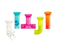 TOMY Boon Pipes Baby Bath Toy | Bath Accessories for Babies and Toddlers | 5 Multicoloured Water Pipes For Bath Time | Suitable For 1, 2, 3 and 4 Year Olds