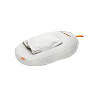 Boon Puff+ Inflatable Baby Bather - Infant Bathtub Includes Microfleece Cover, Swaddle Wings, and Storage Bag - Inflatable Baby Bathtub for Newborns and Infants