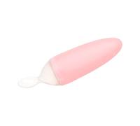 Boon Tomy Squirt Silicone Baby Food Dispensing Spoon | Feeding Spoon with Large Capacity Dispenser | Baby Food Feeder Suitable for 4,5,6,7+ Months, Babies, Toddlers, Pink