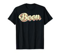 Boon TShirt Retro Art Baseball Font Vintage T-Shirt