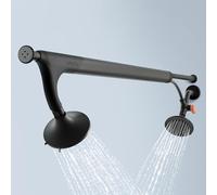 BOONA Tandem Shower - The Original Double Shower Head for Couples, High Pressure Dual Shower Head with 3 Flow Settings (Two Heads, Midnight Black)