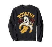Boonana Banana Ghost Halloween Pun Spooky Humor Sweatshirt