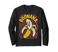 Boonana - Funny Banana Ghost Halloween Vibe Long Sleeve T-Shirt