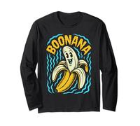 Boonana - Funny Banana Ghost Halloween Vibe Long Sleeve T-Shirt