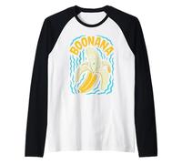 Boonana - Funny Banana Ghost Halloween Vibe Raglan Baseball Tee
