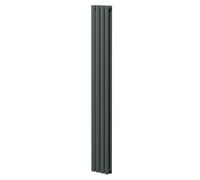 Boone Double Panel Radiator | Anthracite | Mild Steel | 1600mm x 240mm