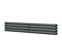 Boone Horizontal Double Panel Radiator | Anthracite | Mild Steel | 240mm x 1600mm