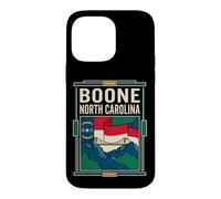 Boone North Carolina Flag Retro Travel Art Case for iPhone 14 Pro Max
