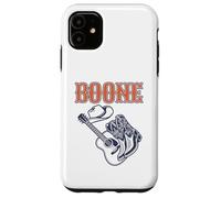 Boone Personalized Name Retro Cowboy Boots Western Style Case for iPhone 11