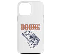 Boone Personalized Name Retro Cowboy Boots Western Style Case for iPhone 13 Pro Max