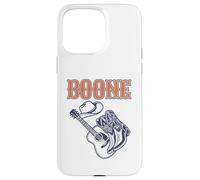 Boone Personalized Name Retro Cowboy Boots Western Style Case for iPhone 15 Pro Max