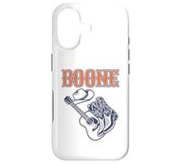 Boone Personalized Name Retro Cowboy Boots Western Style Case for iPhone 17