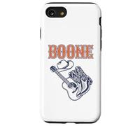 Boone Personalized Name Retro Cowboy Boots Western Style Case for iPhone SE (2020) / 7/8