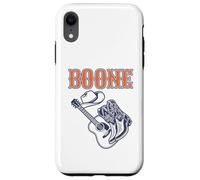Boone Personalized Name Retro Cowboy Boots Western Style Case for iPhone XR