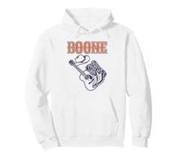 Boone Personalized Name Retro Cowboy Boots Western Style Pullover Hoodie