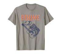 Boone Personalized Name Retro Cowboy Boots Western Style T-Shirt