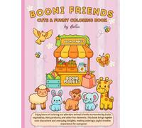 Booni friends: Cute and adorable, stress relief animals enjoying with fruits, veggies & dairy fun