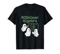 BOOolean Algebra Halloween Ghost Code Graphic T-Shirt