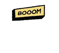 Booom Men's T-Shirt - White - L - White