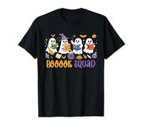 Booook Squad Halloween Group Boos Reading Books Bookworm T-Shirt