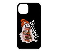 Booooks Funny Boo Ghost Read More Books Bookworm Halloween Case for iPhone 13