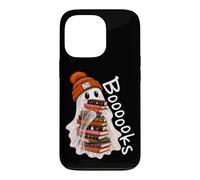 Booooks Funny Boo Ghost Read More Books Bookworm Halloween Case for iPhone 13 Pro