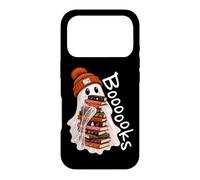 Booooks Funny Boo Ghost Read More Books Bookworm Halloween Case for iPhone 17 Pro